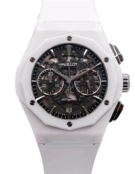 hublot chronograph white|Hublot geneve chronograph watch price.